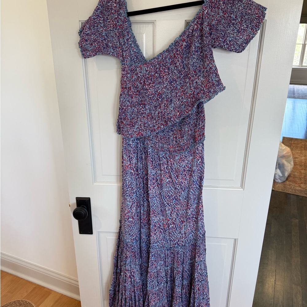 Poupette St. Barth’s smocked Soledad dress size medium